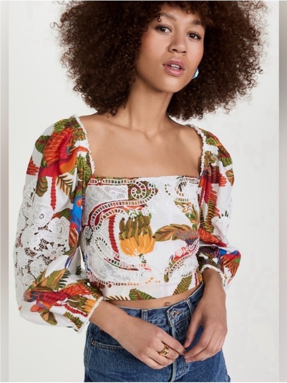 Farm Rio Forest Birds Blouse